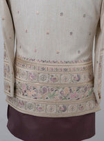 Load image into Gallery viewer, Falsa Linen Blend Embroidery Outfit Set