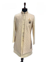 Load image into Gallery viewer, Fawn Textured Shrug Kurta Set