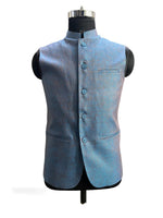 Load image into Gallery viewer, Ferozi Textured Nehru Waistcoat β Classic with a Contemporary Twist