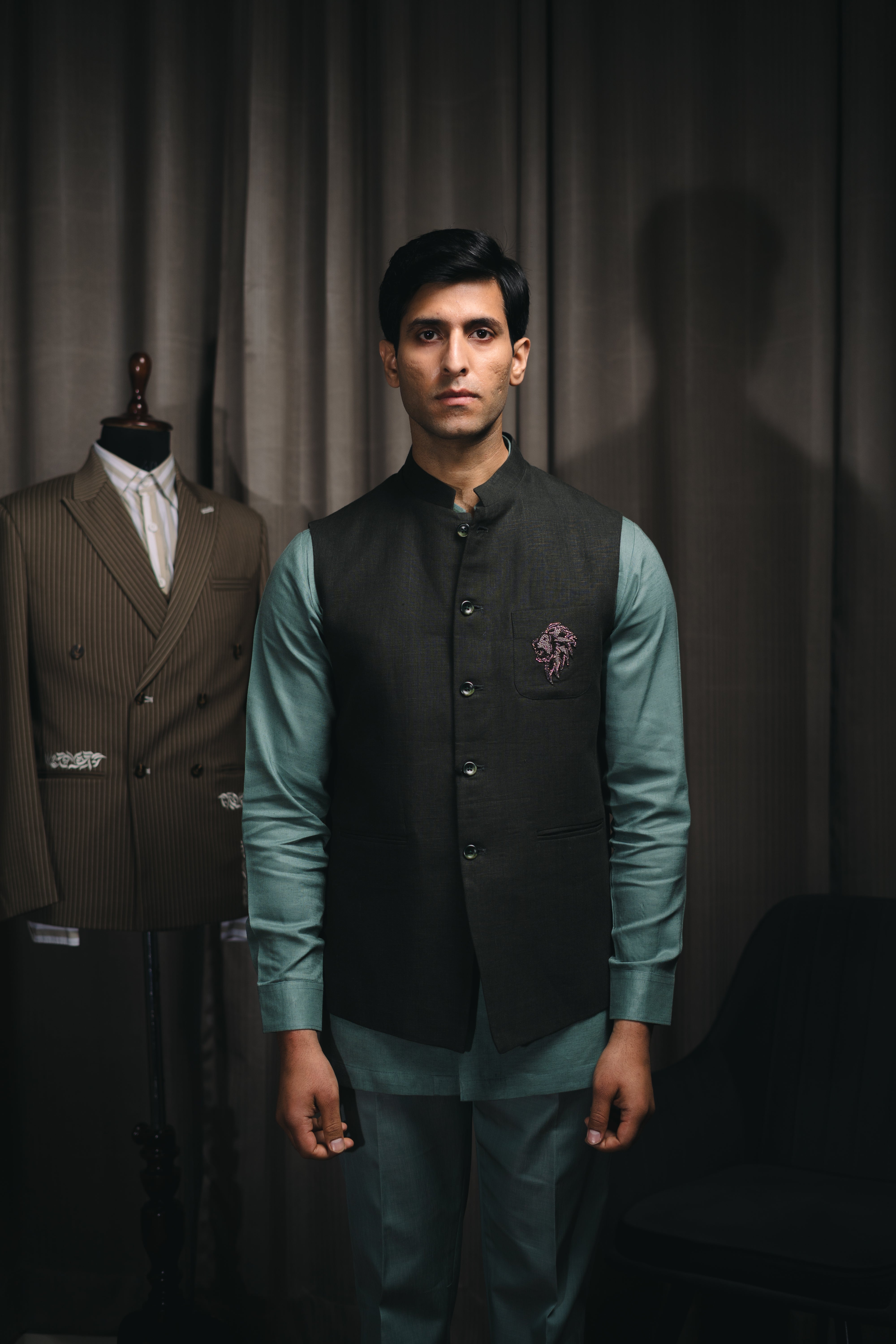 Green Bundi Shirt Set
