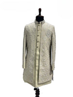 Load image into Gallery viewer, Pista Embroidered Shrug kurta Set
